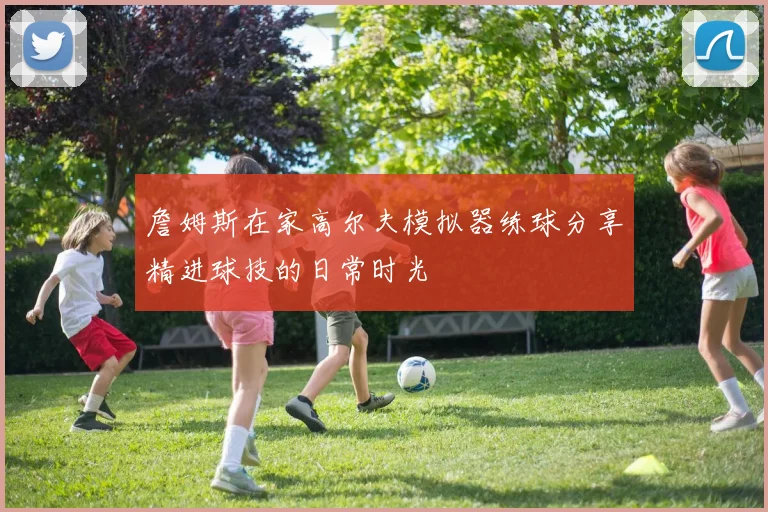 詹姆斯在家高尔夫模拟器练球分享精进球技的日常时光